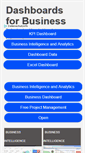 Mobile Screenshot of dashboards-for-business.com